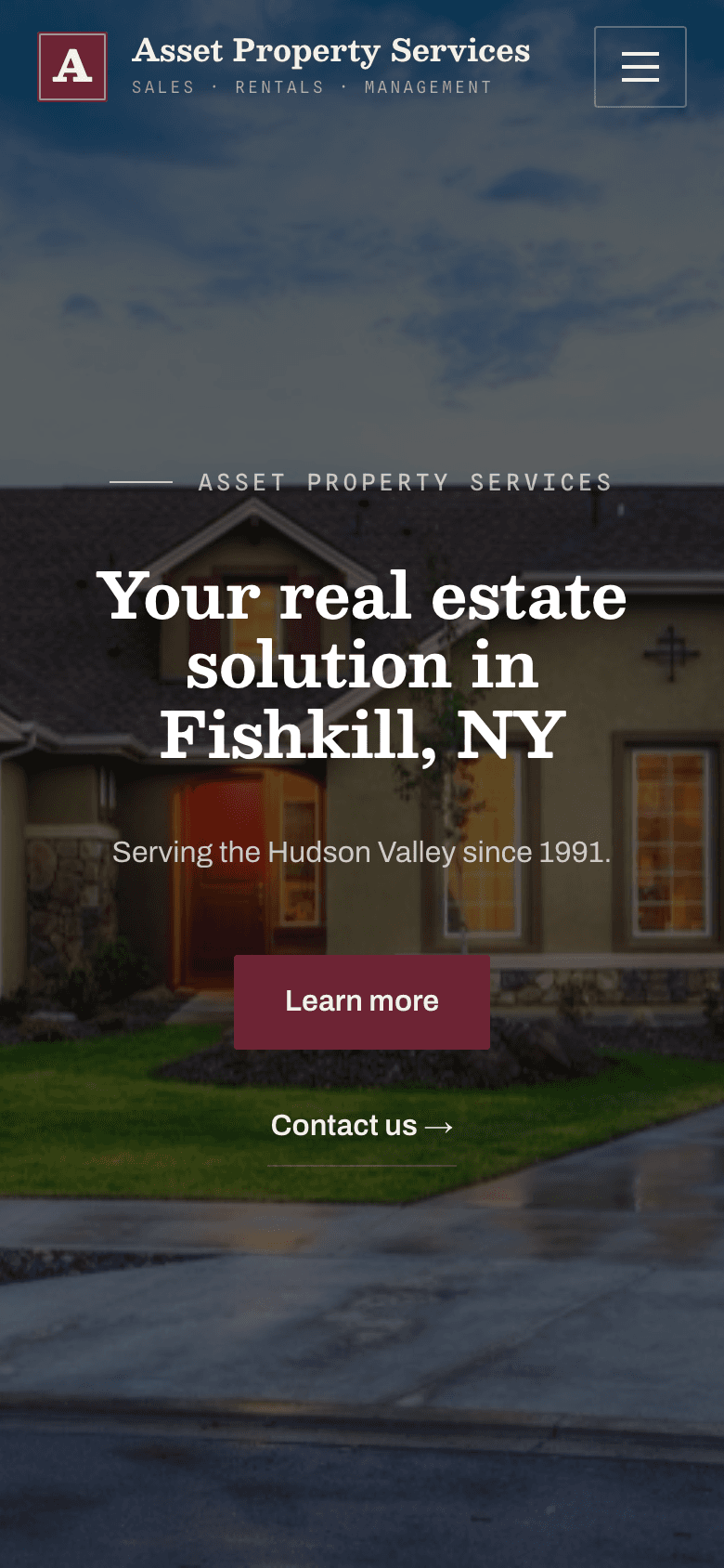 Asset Property Services on a phone